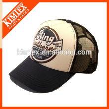 Printed half mesh cap made of mesh and sponge